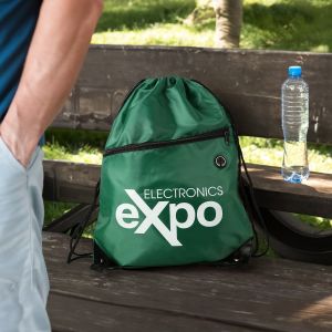 Drawstring Backpack w/Zipper